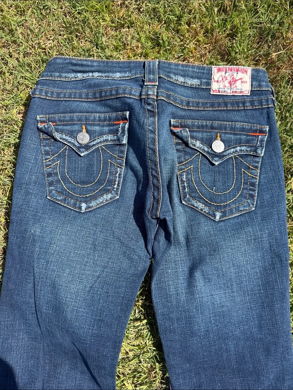 True Religion Women's Dark Blue Bootcut Jeans - True Fit